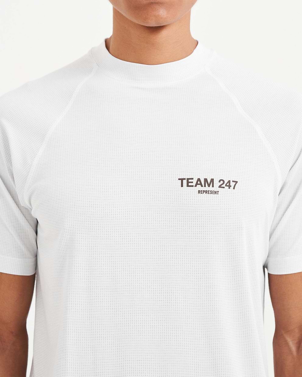247 Team Run T-Shirt - Flat White